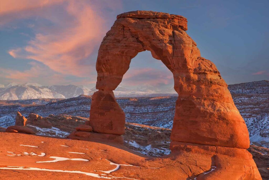 Experience the captivating beauty of landscapes through the lens of a master photographer, featuring the iconic Delicate Arch at Arches National Park and other breathtaking vistas. Immerse yourself in the artistry of nature captured in stunning detail.
