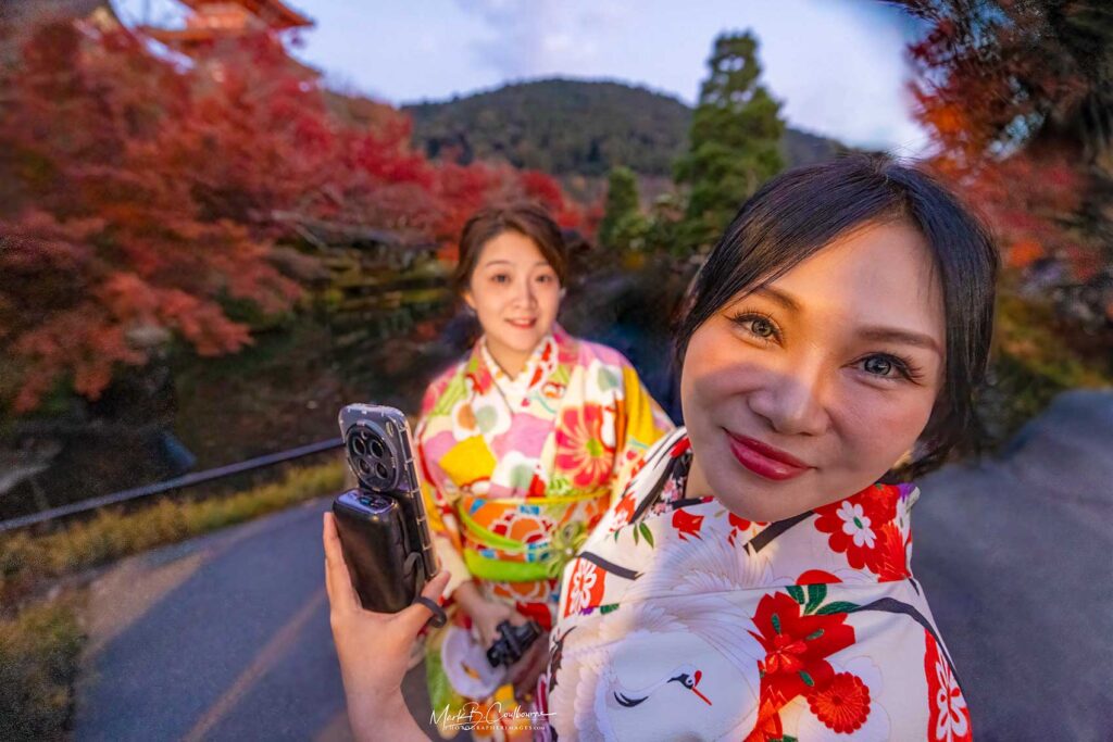 People of Kyoto in Kimonos
