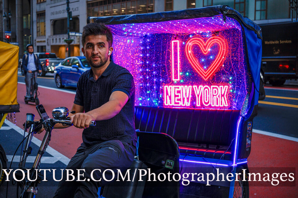 I love street photography in New York City.